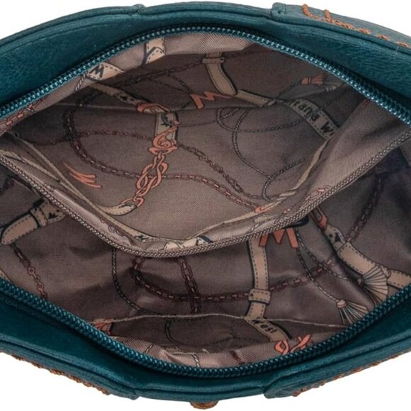 MINI Crossbody Bags for Women Cross Body Purses Shoulder Handbags with Wide Guit - Picture 6 of 6